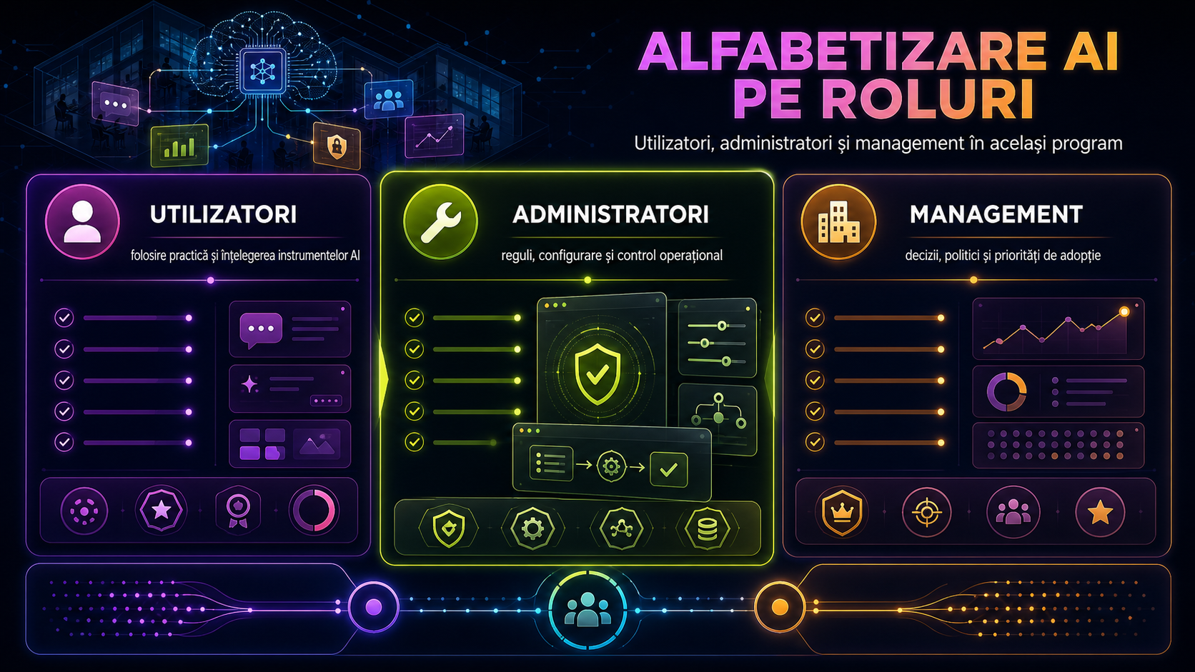 AI literacy pentru firme: cum aplici în practică obligația din AI Act pentru utilizatori, administratori și management