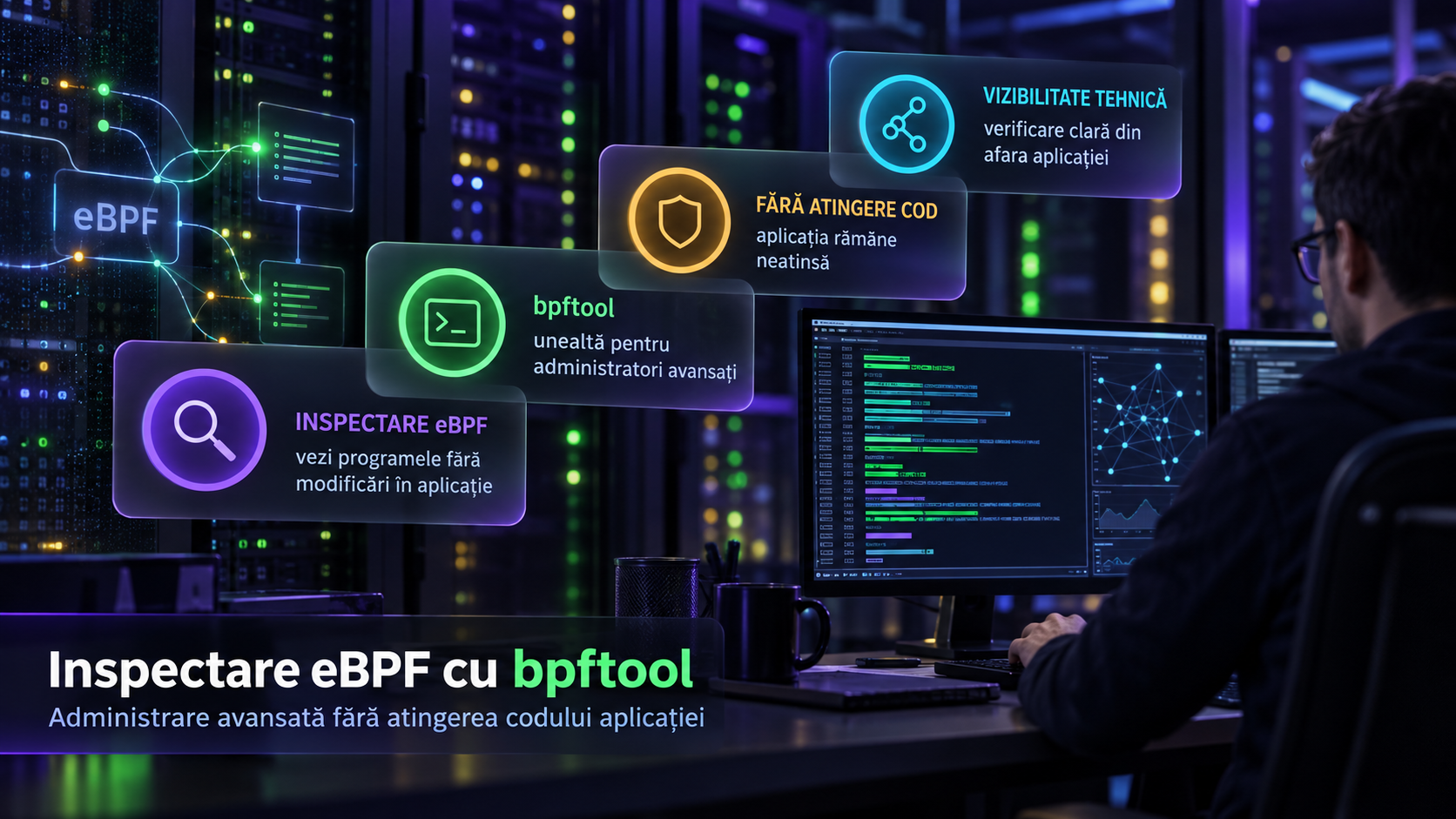 bpftool pentru administratori avansați: cum inspectezi programe eBPF fără să atingi codul aplicației