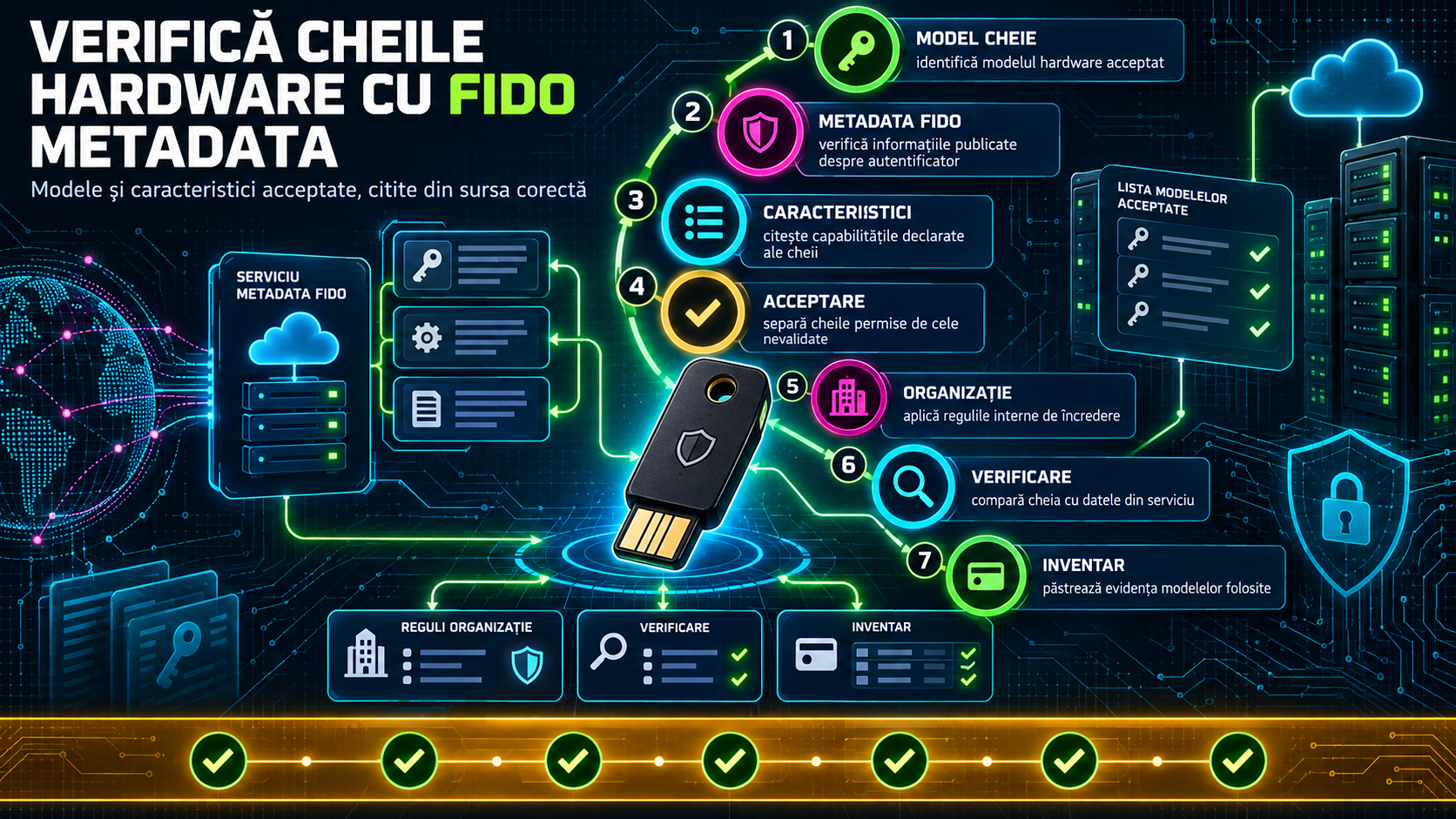 FIDO Metadata Service: cum aleg firmele corect cheile hardware pentru parole și 2FA