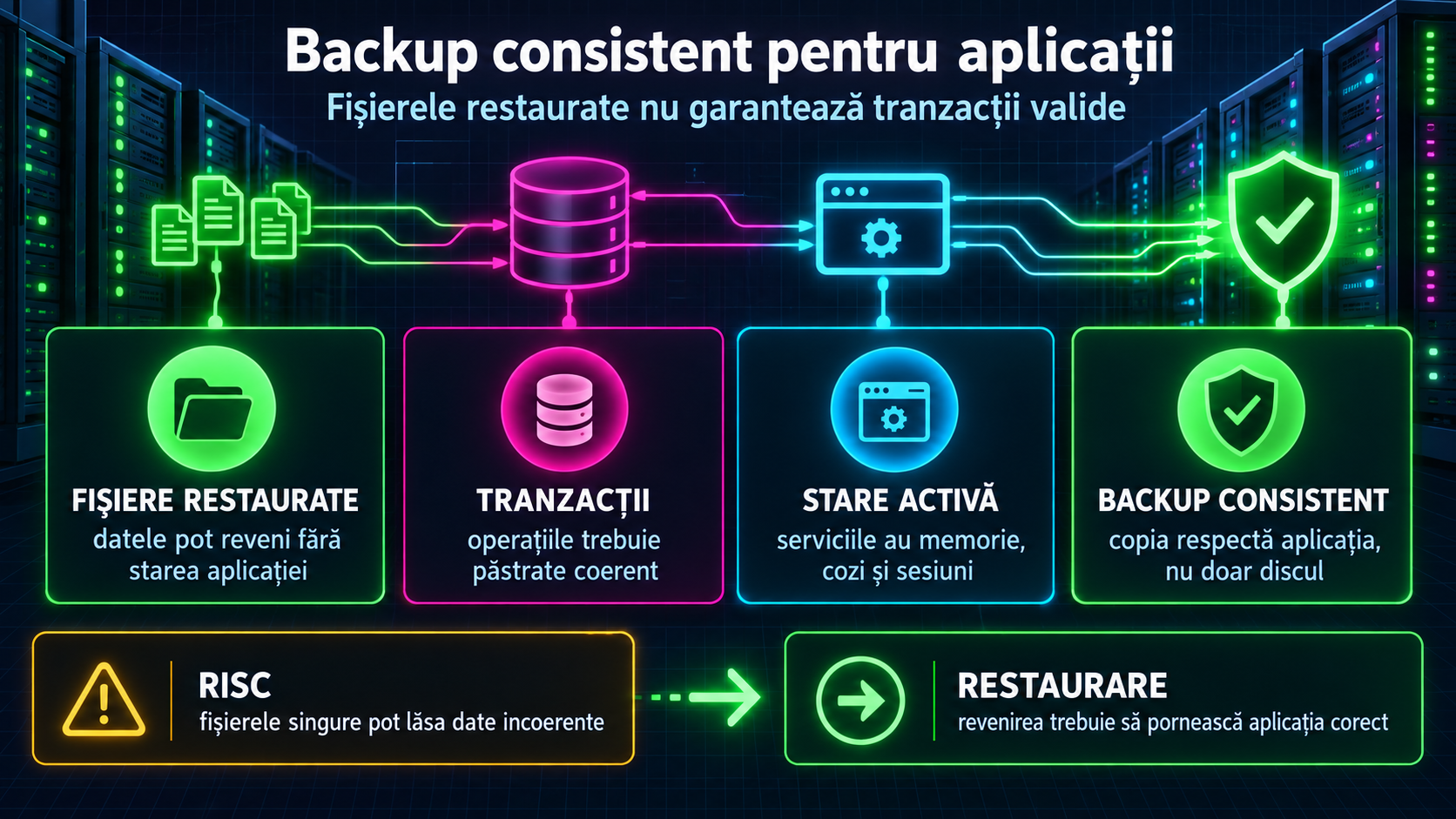Ransomware și backup application-consistent: de ce nu ajunge să restaurezi fișierele