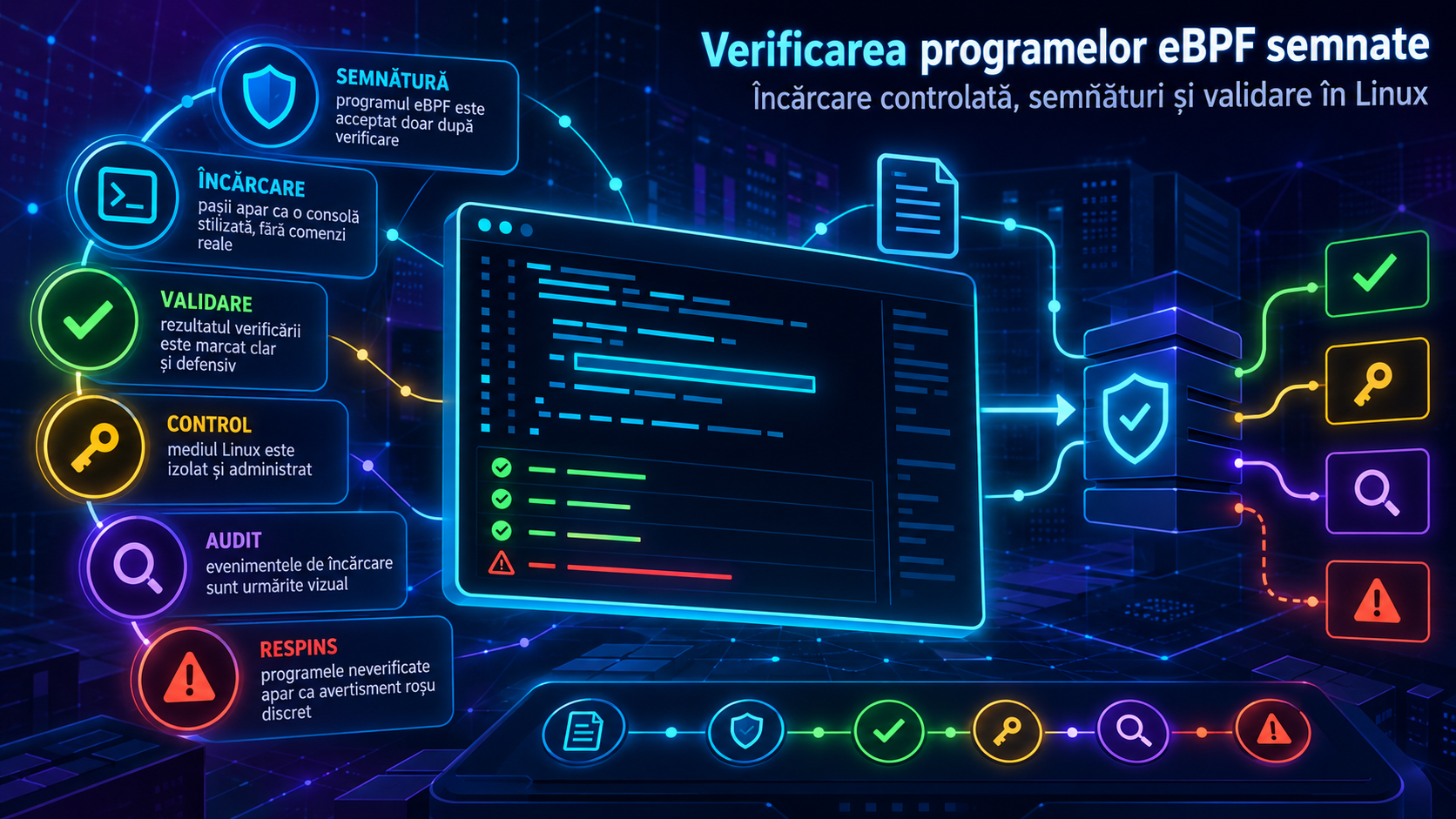 BPF signed programs: cum verifici încărcarea programelor eBPF într-un mediu Linux controlat