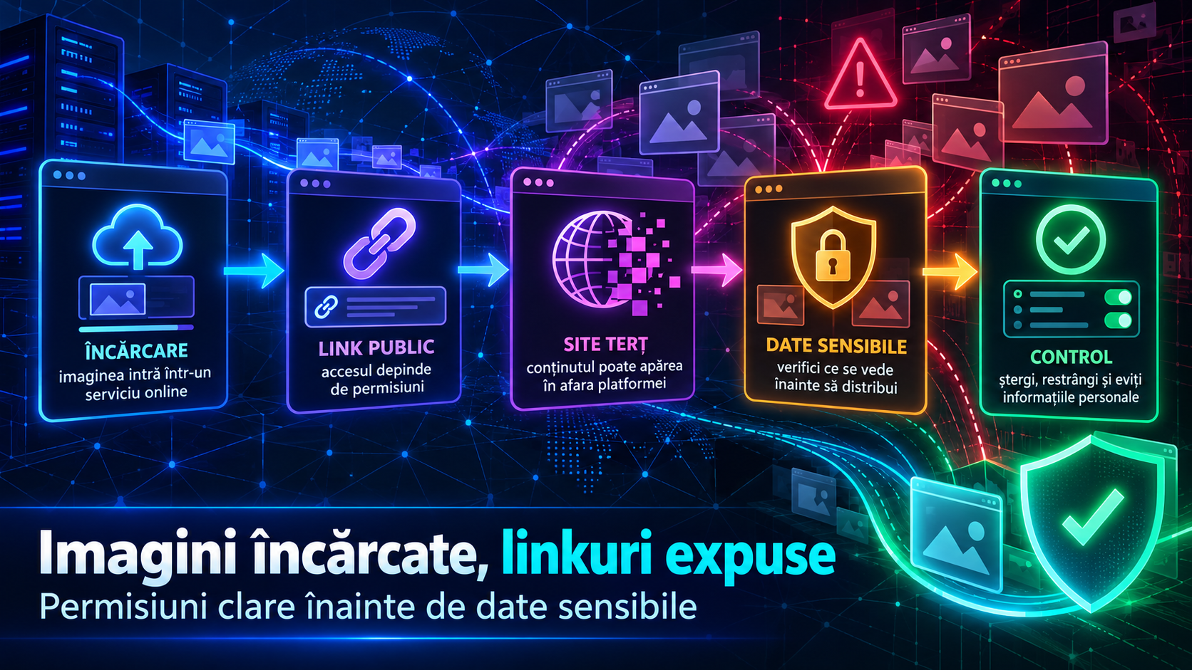 ChatGPT și imaginile ajunse online: lecții simple despre linkuri, permisiuni și date sensibile