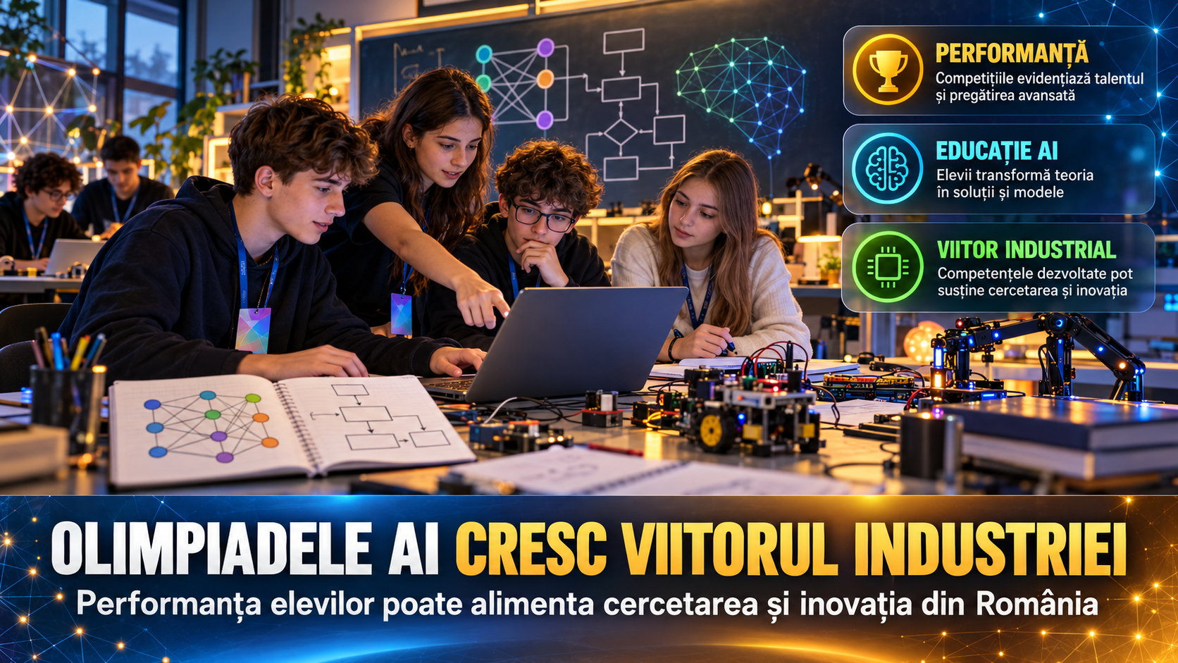 Opt medalii la IOAI 2026: cum poate România transforma performanța elevilor într-un avantaj pentru industria AI