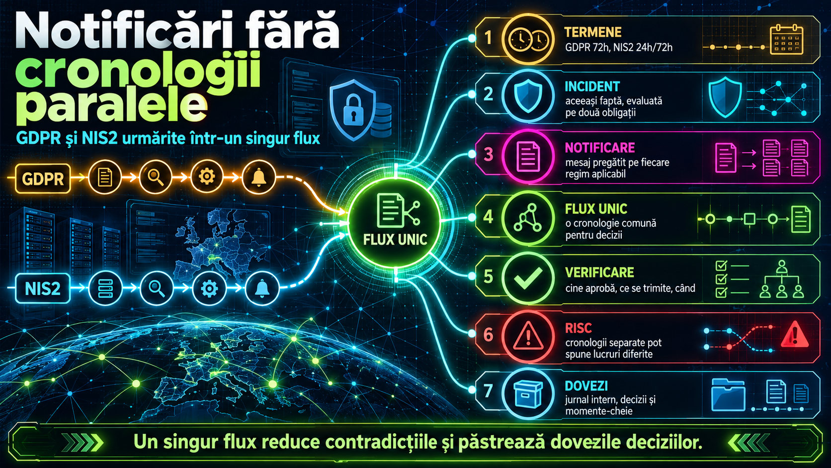 GDPR 72h versus NIS2 24h/72h: două raportări, o singură cronologie