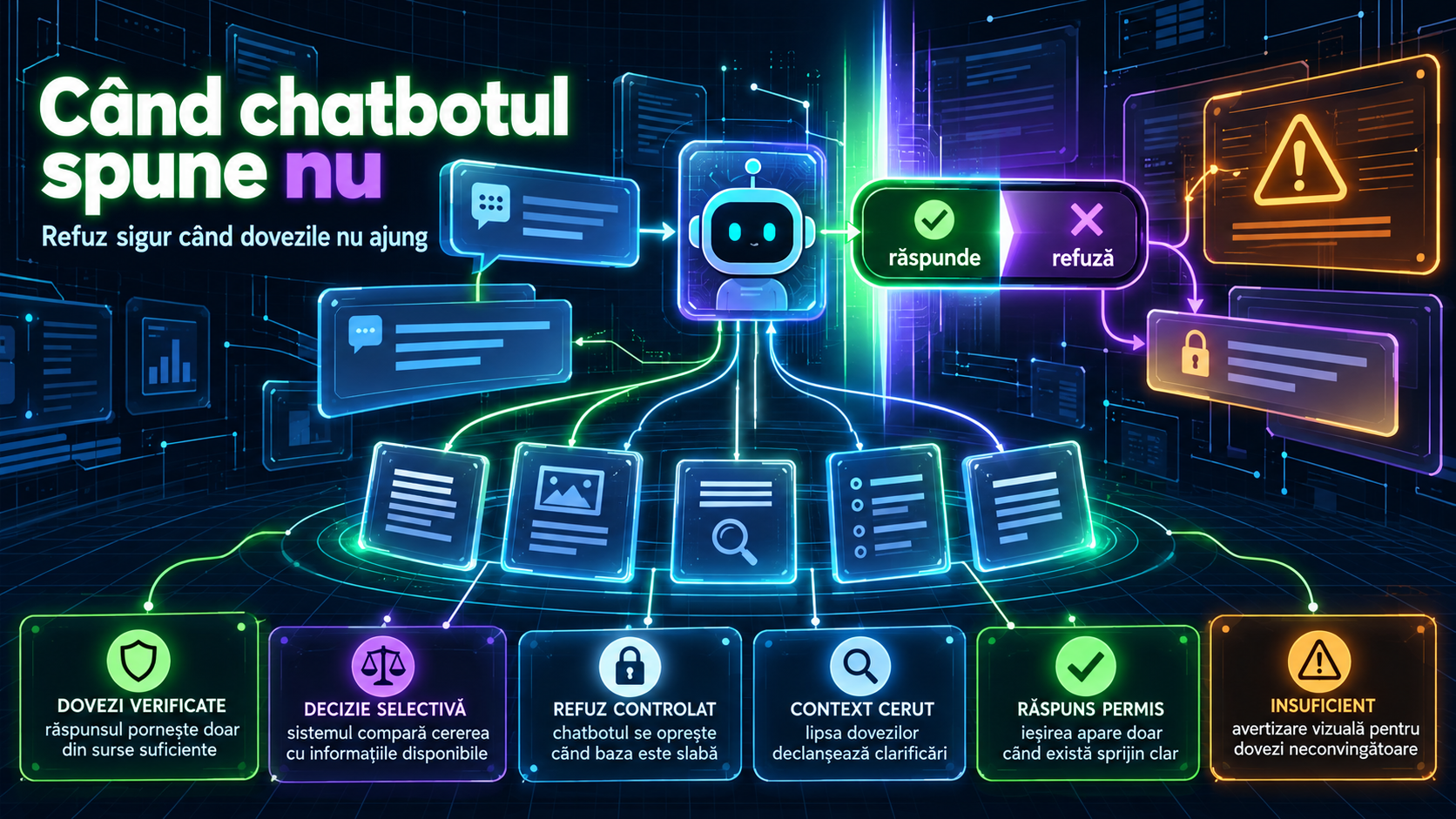 Selective Answering pentru chatboți AI: cum îi înveți să refuze când nu au dovezi