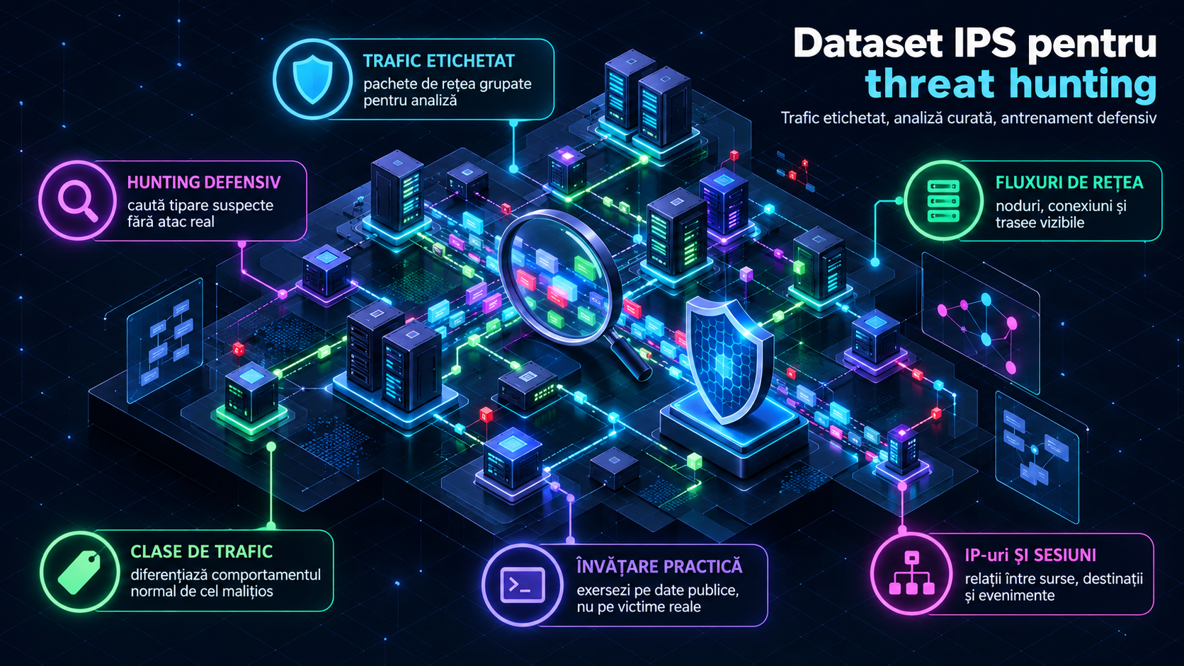 Stratosphere IPS Dataset: cum înveți network threat hunting pe trafic etichetat public