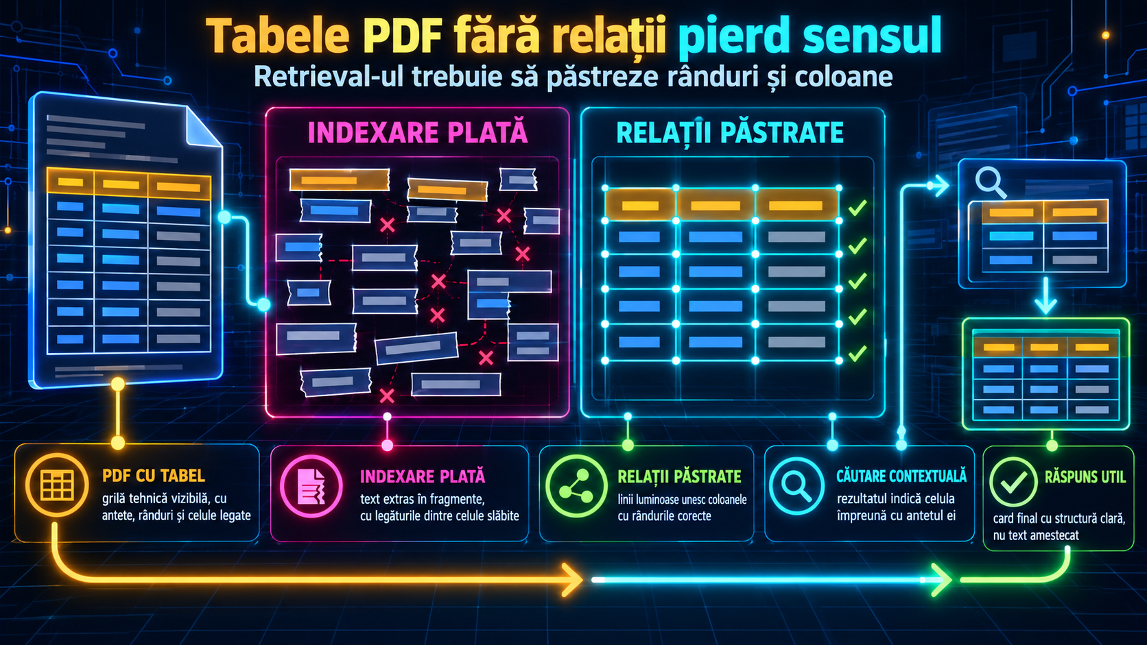 Table-Aware Retrieval pentru PDF-uri cu tabele